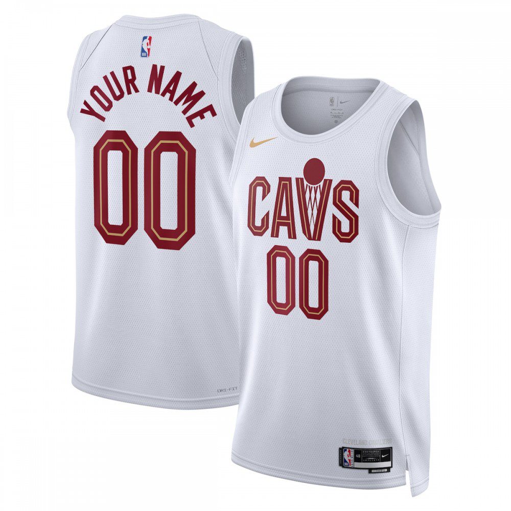 Cleveland Cavaliers Unisex 2022/23 Swingman Custom Jersey White - Association Edition-Pro Kit Vault | Brand New 26/27 Sports Jerseys